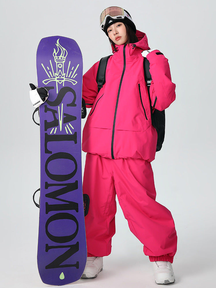 Searipe Unisex Strapazierfähiger Mountain Pro Allwetter-Schneeanzug für Damen und Herren