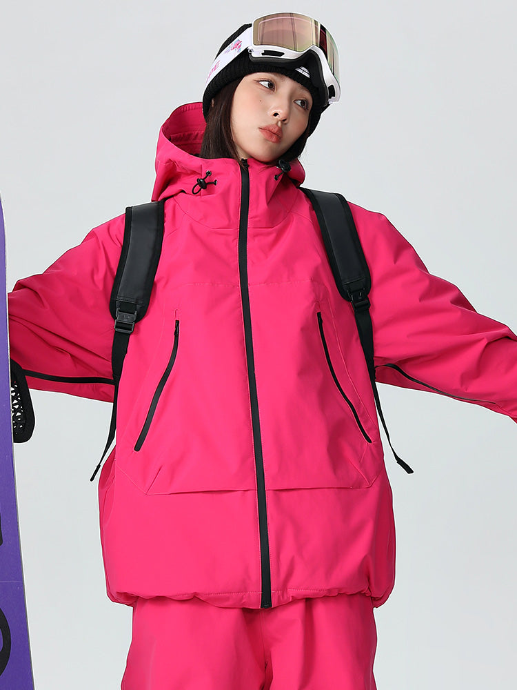Searipe Damen-Skijacke „Durable Mountain Pro“ – Allwetter-Schneejacke im Baggy-Stil