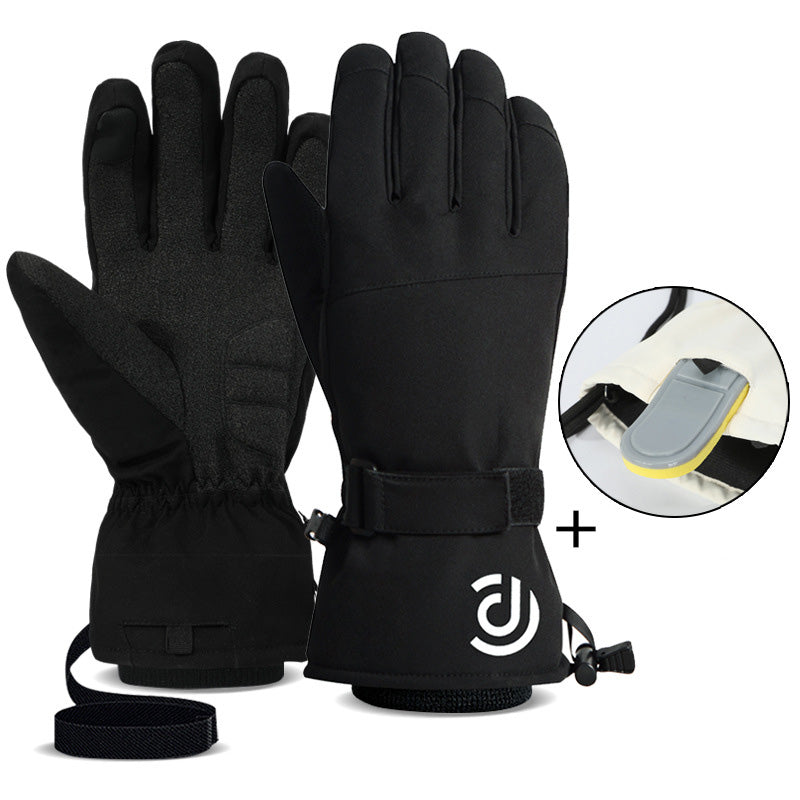 Herren-Schneehandschuhe Powderday Chill Wrist Guard aus Kevlar