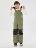 Winter Trek Light reflektierende, wasserdichte und isolierte Schneelatzhose für Jungen mit Knieschutz
