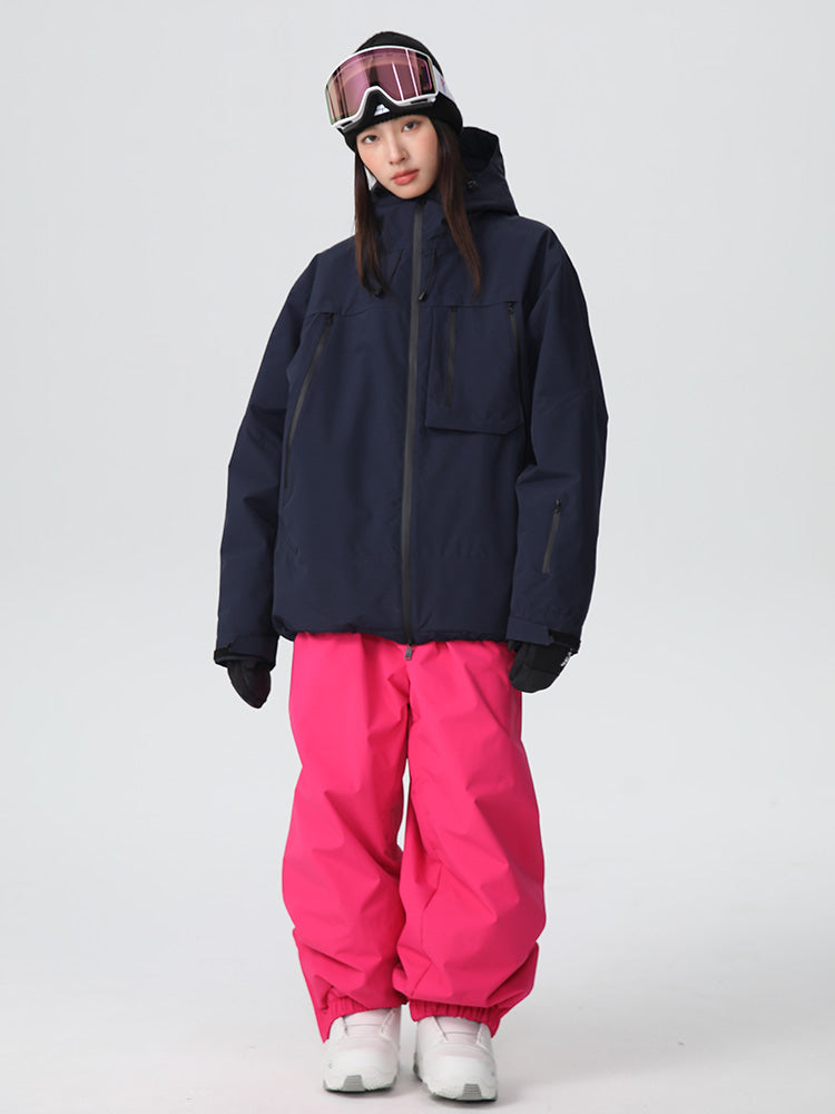 Searipe Unisex Strapazierfähiger Mountain Pro All-Terrain Baggy Schneeanzug für Herren