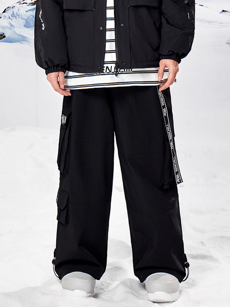 RenChill Mountain PowderRush Baggy Cargo Schneehose für Herren