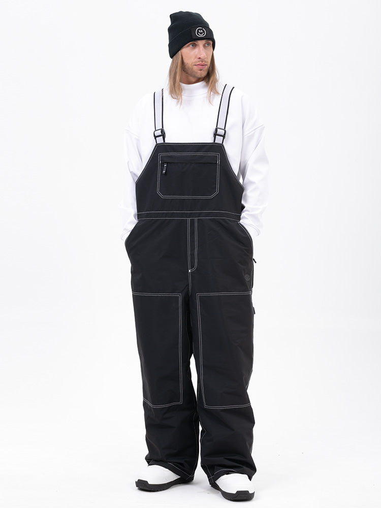 Herren City Chill Street Style Freerider Baggy Snow Bib Overalls