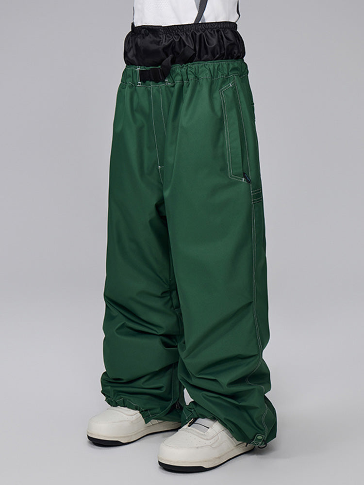 Herren Mountain Freerider Freestyle Snowboard Denim Jeans Baggy Snow Pants