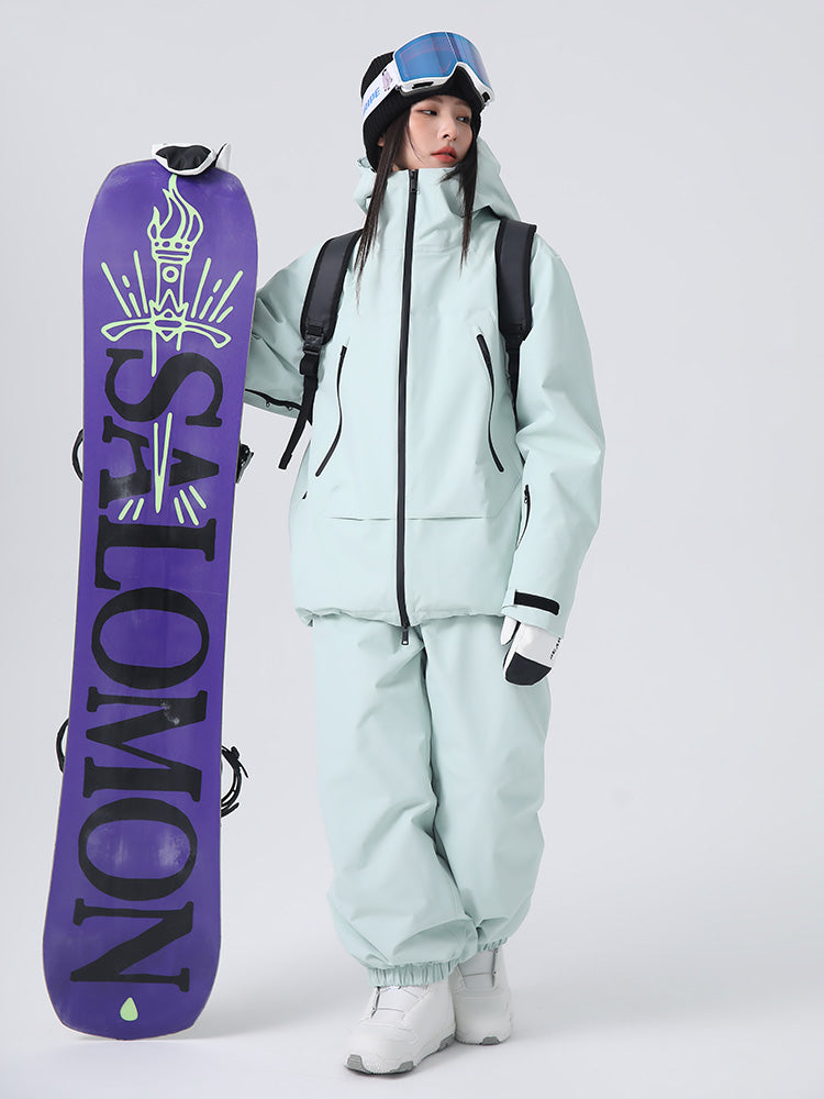 Searipe Unisex Strapazierfähiger Mountain Pro Allwetter-Schneeanzug für Damen und Herren