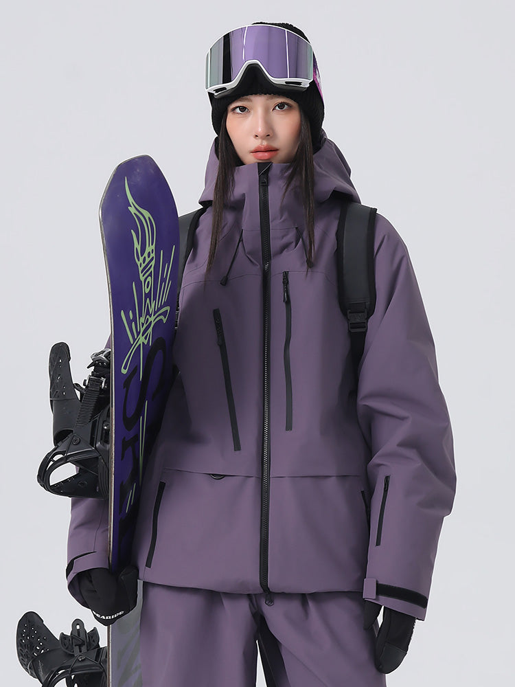 Searipe Unisex Urban Ridge Mountain Freeride Baggy Schneejacke für Damen und Herren