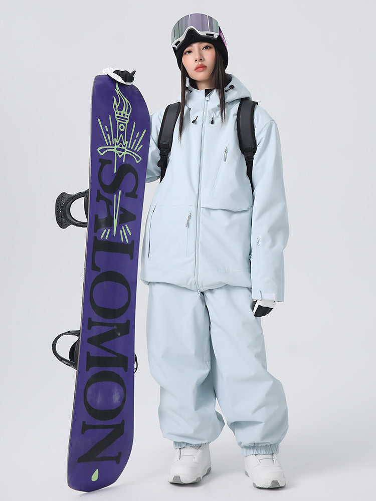 Searipe Unisex Strapazierfähiger Mountain Rider Allwetter-Schneeanzug für Damen und Herren