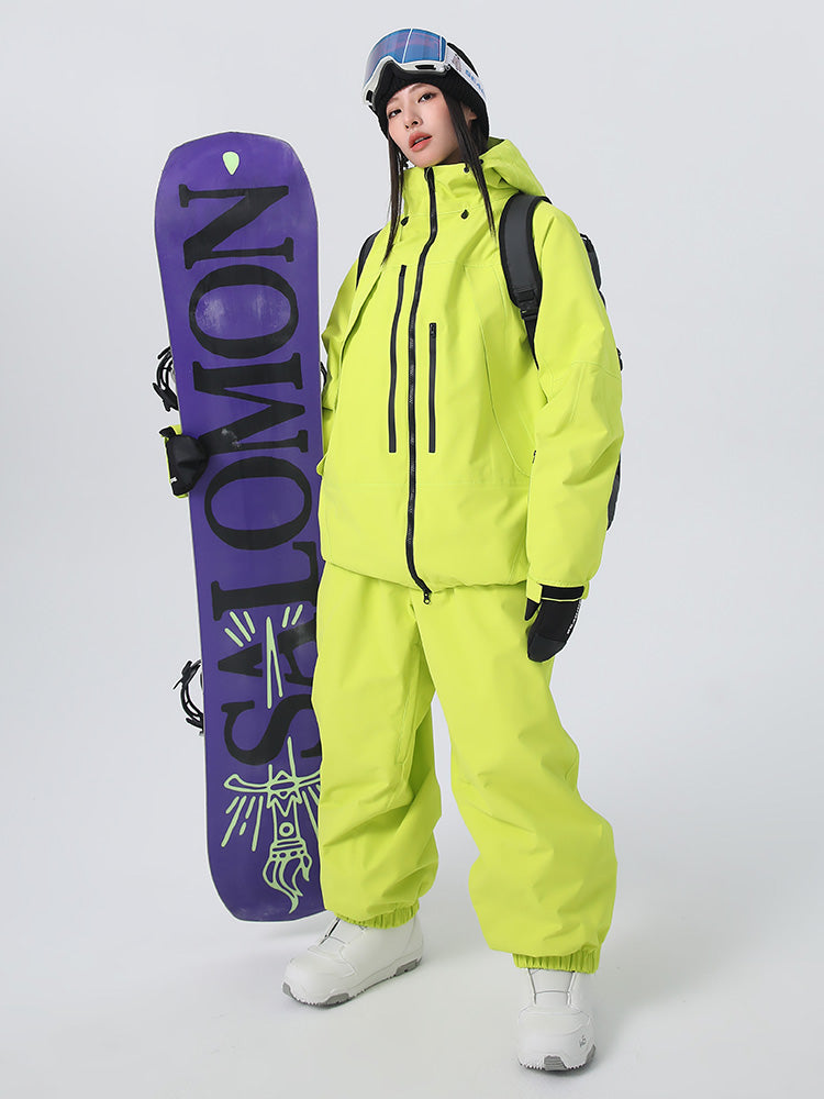 Searipe Unisex Strapazierfähiger Mountain Rider All-Terrain Baggy Schneeanzug für Damen und Herren