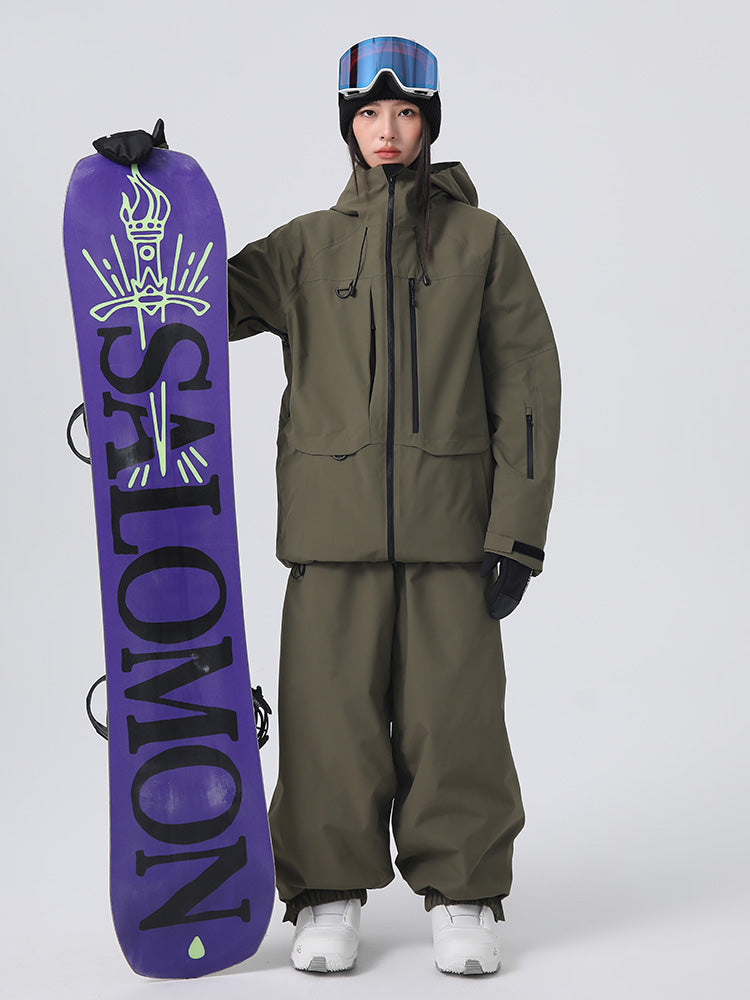 Searipe Unisex Allwetter-Schneeanzug für Damen, Mountainbiker und Backcountry-Einsatz