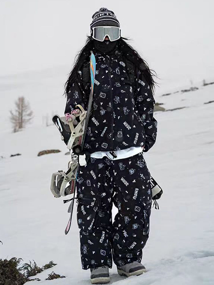 John Snow Damen-Schneeanzug „Legendary Graphic Freestyle Baggy Two Pieces“