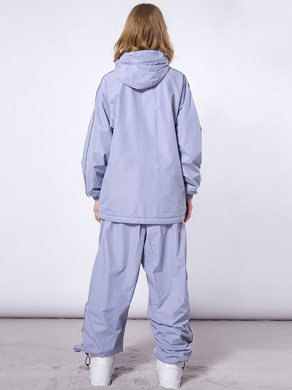 Dook Snow Track Stripe Snowboardjacke und -hose für Damen, Schneeanzug