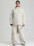 Gsou Snow Damen-Pullover-Anorak, strapazierfähig, Bergflauschig, Baggy-Schneeanzug