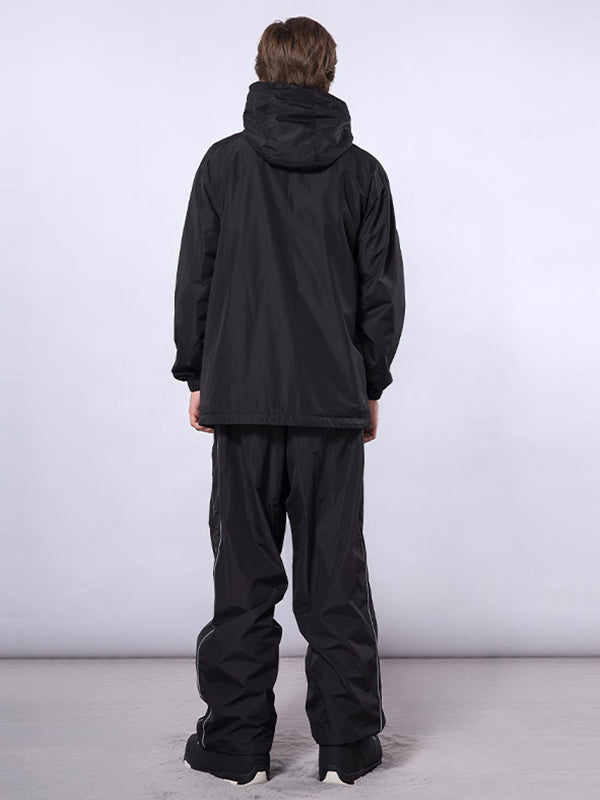 Dook Snow Track Stripe Snowboardjacke und -hose für Herren – Schneeanzug