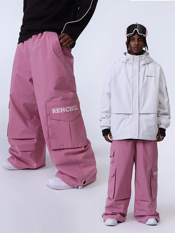 RenChill Mountain Oversize Baggy Schneehose für Damen