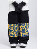 Swaggy Damen-Cargo-Schneehose mit reflektierenden Knie-Einsätzen