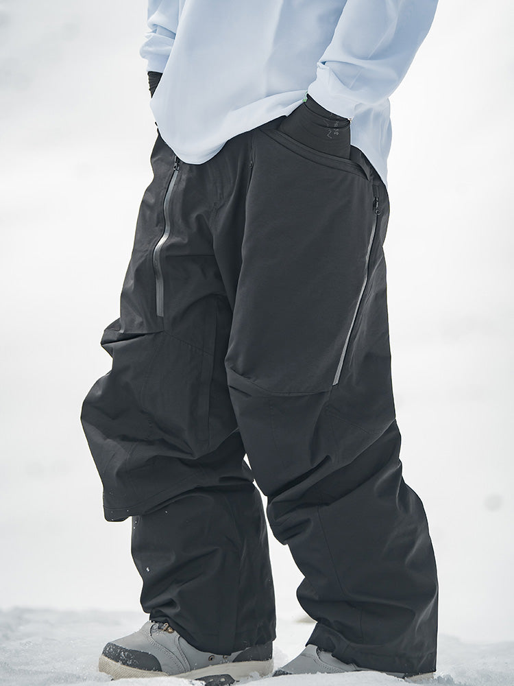 John Snow Damen-Backcountry-taugliche Baggy-Cargo-Schneehose