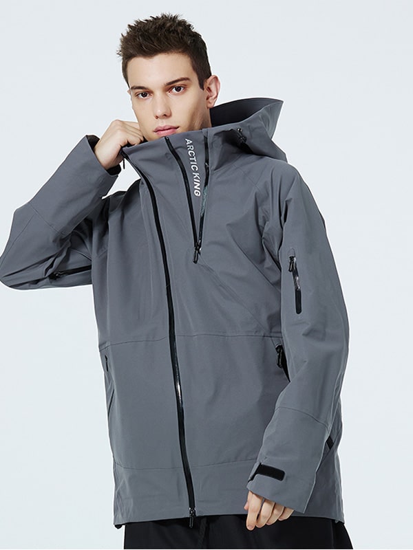 Herren-Schneejacke SnowGuard mit Isolierung und zwei Reißverschlüssen