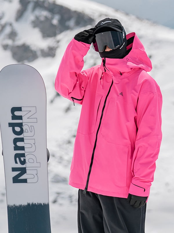 Nandn 3L Arctic Blitz wasserdichte Snowboardjacke für Herren