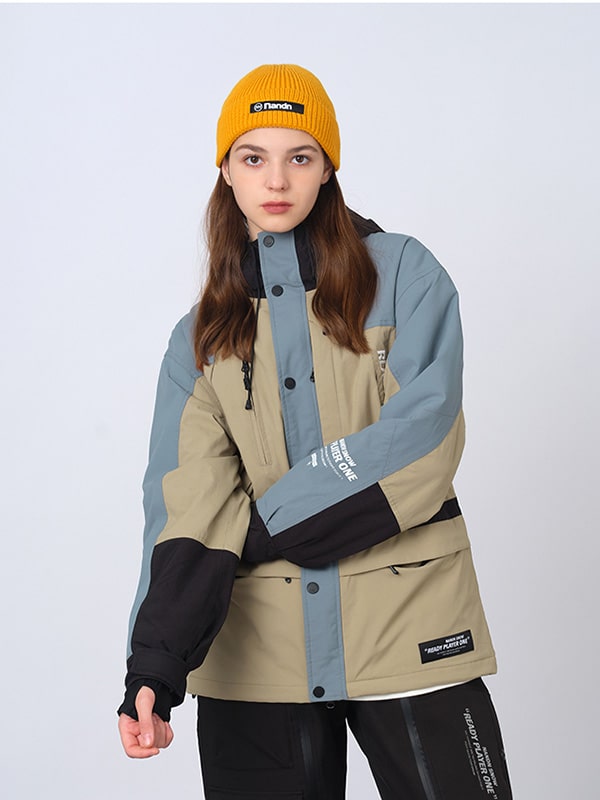 Nandn Snow Vanquisher Herren Wintermode Ski-Snowboardjacke