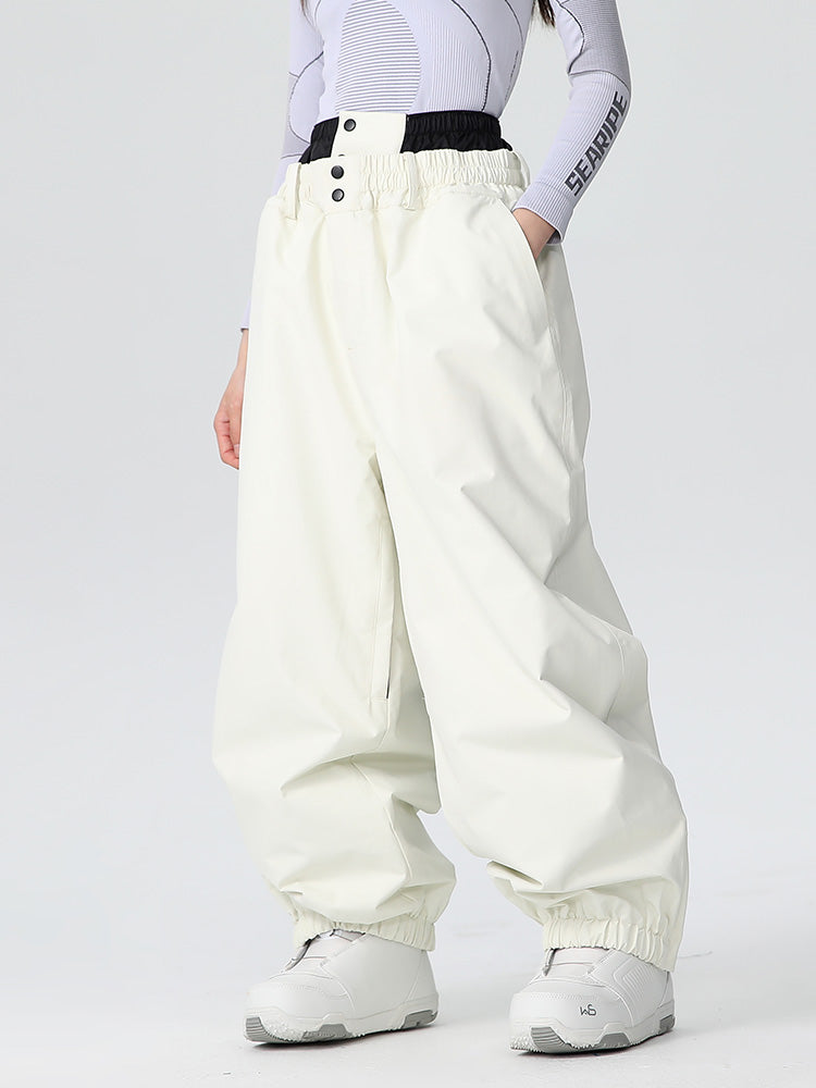 Searipe Durable Mountain Pro Allwetter-Schneehose für Damen, locker geschnitten