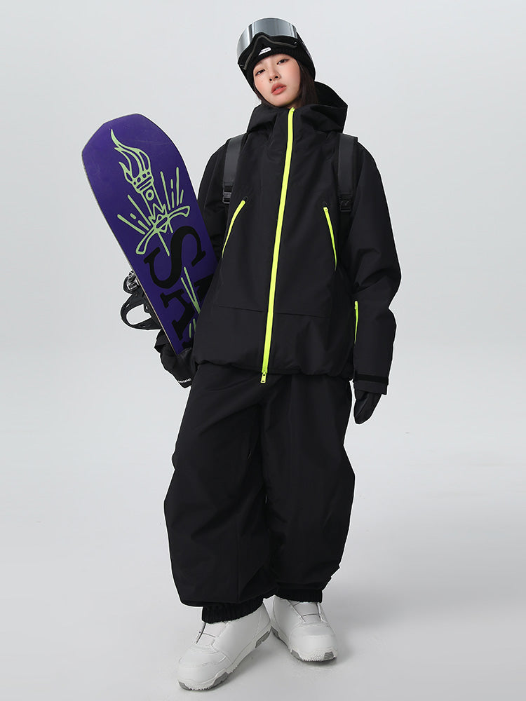 Searipe Unisex Strapazierfähiger Mountain Pro Allwetter-Schneeanzug für Damen und Herren