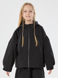 Mädchen Schneejacke mit Hasenohren, wasserdicht, wärmend, mit Kapuze, wasserdicht, Thermo-Schneejacke