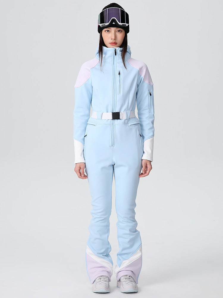 Searipe Damen-Skioverall im Retro-Stil mit elegantem Stretch-Schnitt