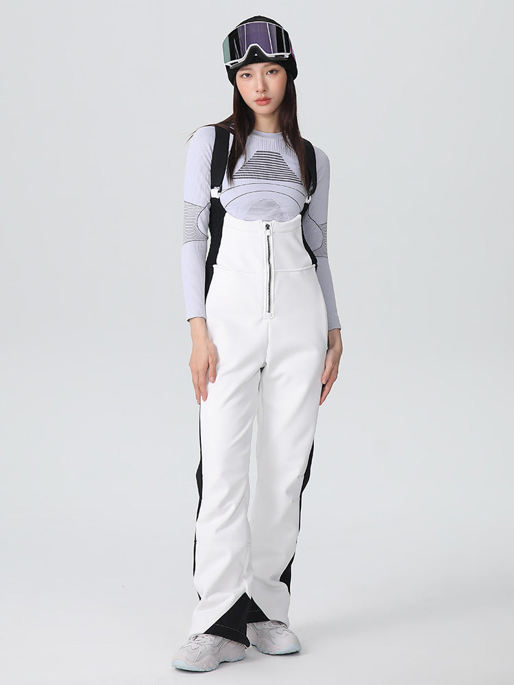 Searipe Retro Vibe Elegante Stretch-Ski-Latzhose für Damen