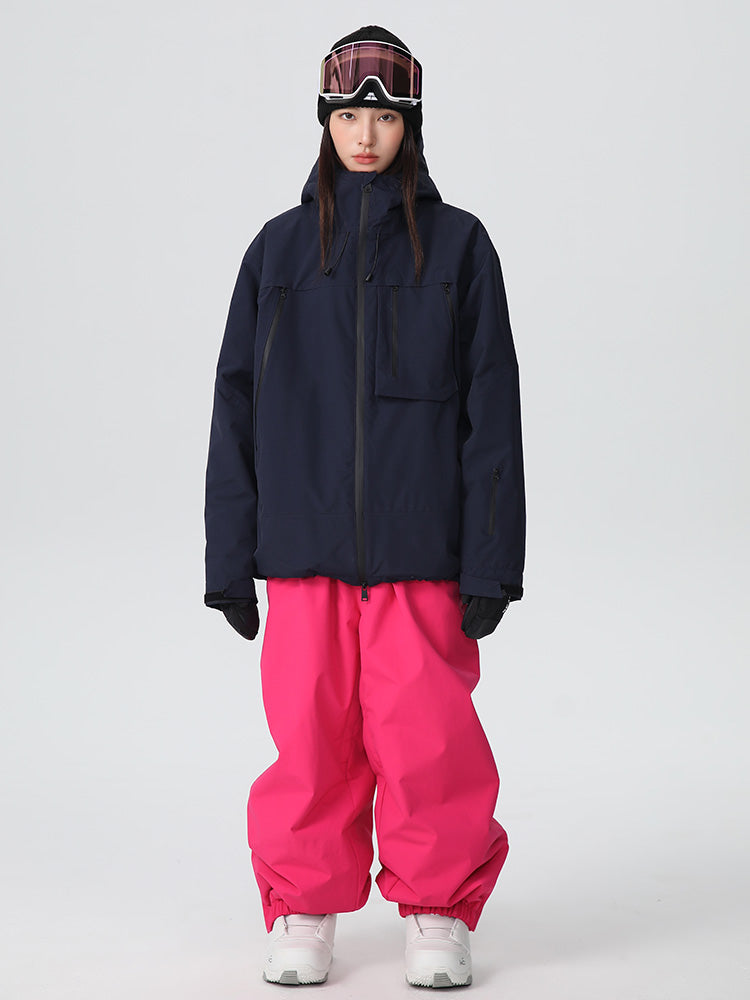Searipe Unisex Strapazierfähiger Mountain Pro All-Terrain Baggy Schneeanzug für Damen