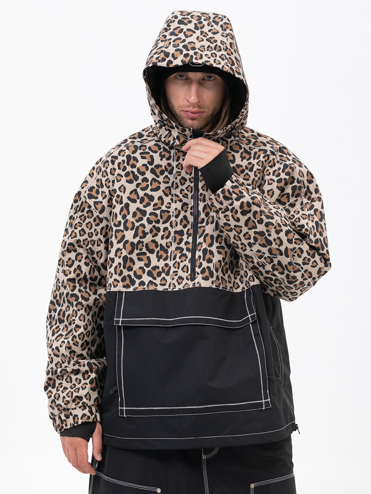 Mountain Vibe Streetstorm Pullover-Snowboardjacke für Herren – Ganzjahresjacke