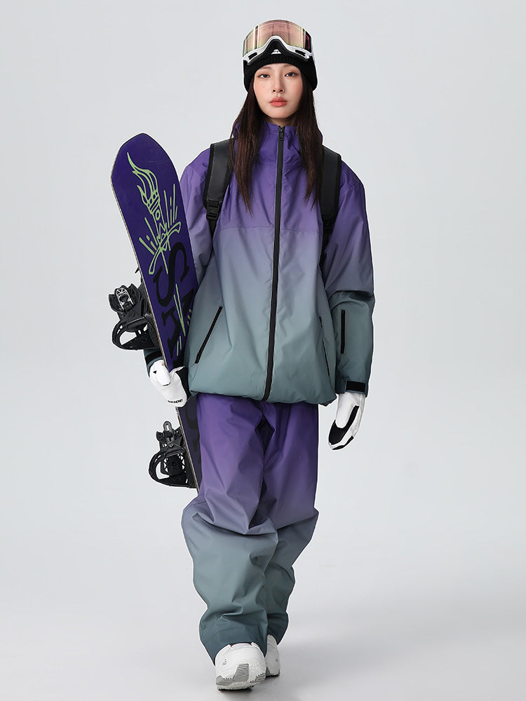 Searipe Alpine Horizon Fade Damen-All-Terrain-Schneeanzug mit Isolierung
