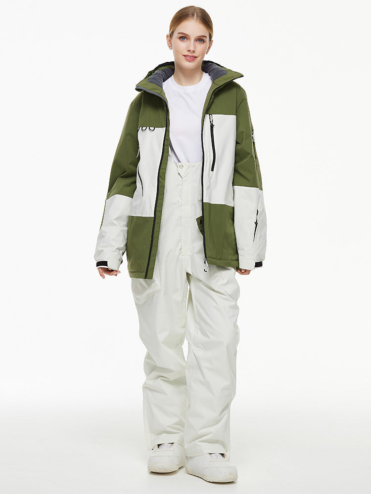 Herren-Thermo-Schneejacke und Latzhose für den Backcountry Mountain Explorer