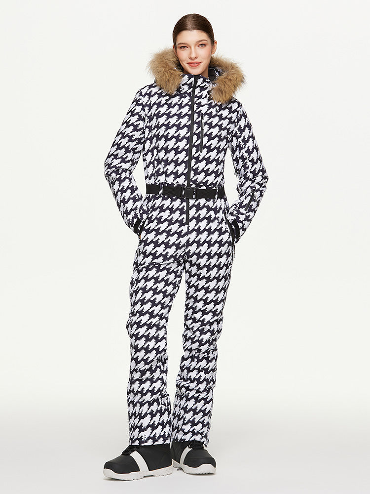 Arctic Queen Winter Fantasy Ganzkörper-Skioverall für Damen