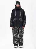Chillform Herren-Schneeanzug mit reflektierendem Tarnmuster – Glow Trail Jacke mit Baggy-Schneehose (Set)