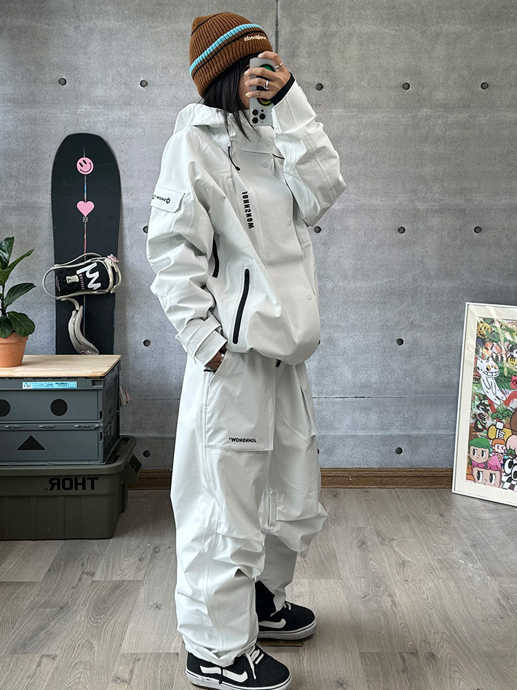 John Snow Damen-Skianzug im Cargo-Stil „Powder Pursuit Street Style“