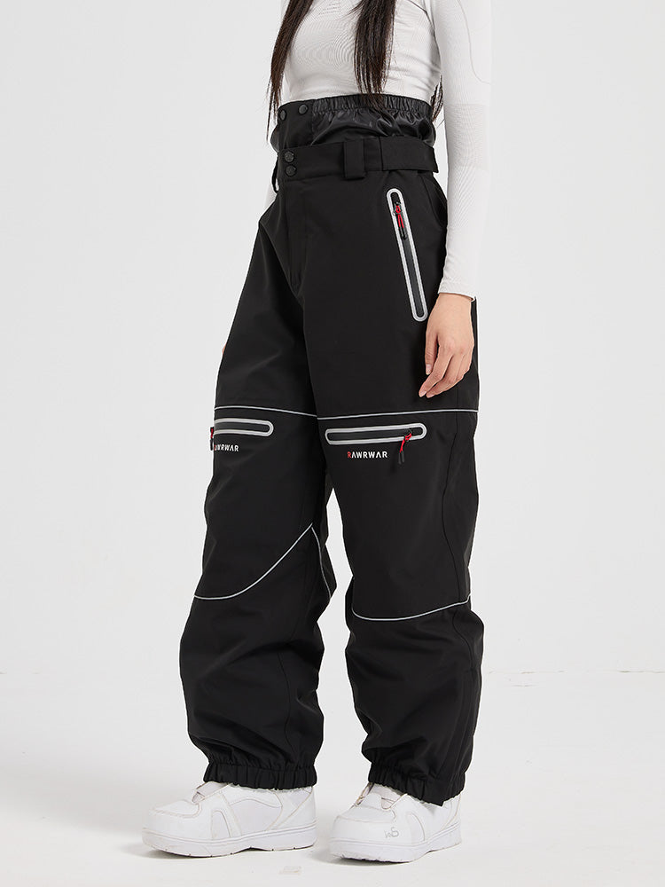RAWRWAR Flyflow Light Reflective Mountain Pro Baggy Damen-Skihose