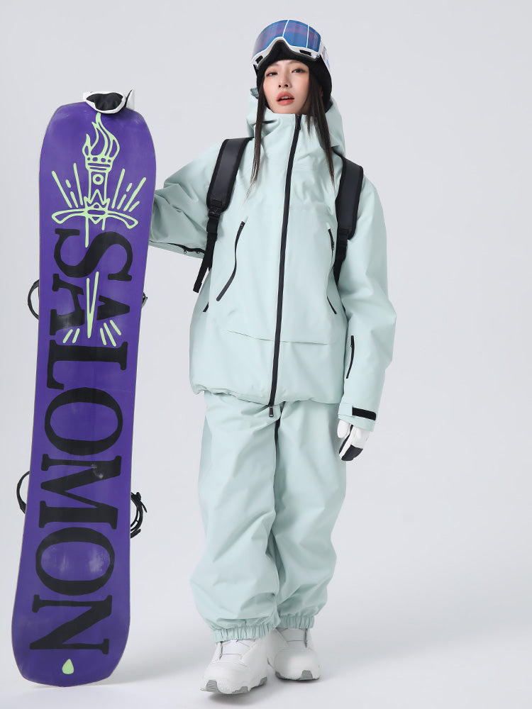 Searipe Unisex Strapazierfähiger Mountain Pro Allwetter-Schneeanzug für Damen und Herren