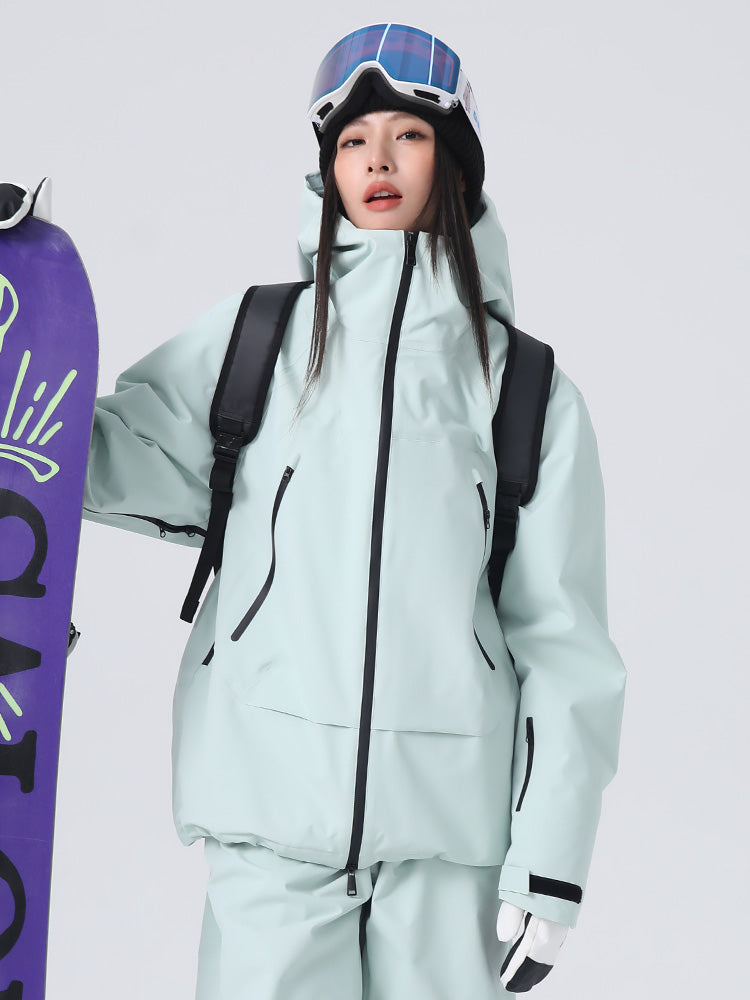 Searipe Damen-Skijacke „Durable Mountain Pro“ – Allwetter-Schneejacke im Baggy-Stil