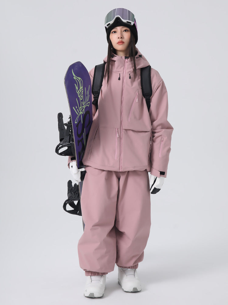 Searipe Unisex Strapazierfähiger Mountain Rider Allwetter-Schneeanzug für Damen und Herren