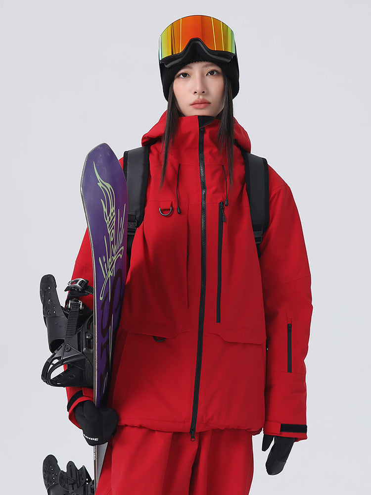 Searipe Unisex Allwetter-Berg- und Backcountry-Schneejacke für Damen