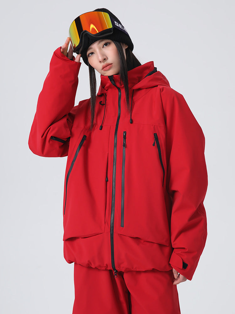 Searipe Unisex Ridge Master All-Conditions Baggy Schneejacke für Damen und Herren