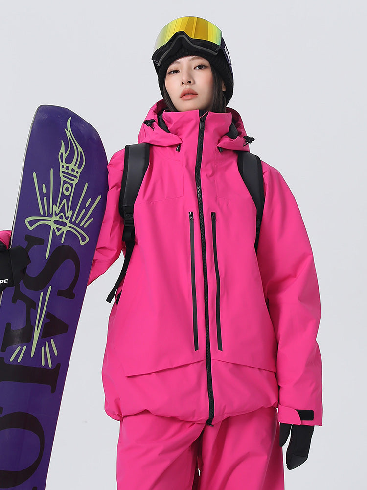 Searipe Unisex Ridge Master Mountain Freerider Baggy Schneejacke für Damen und Herren