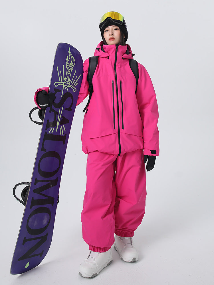 Searipe Unisex Ridge Master Mountain Freerider Baggy Schneeanzug für Damen und Herren