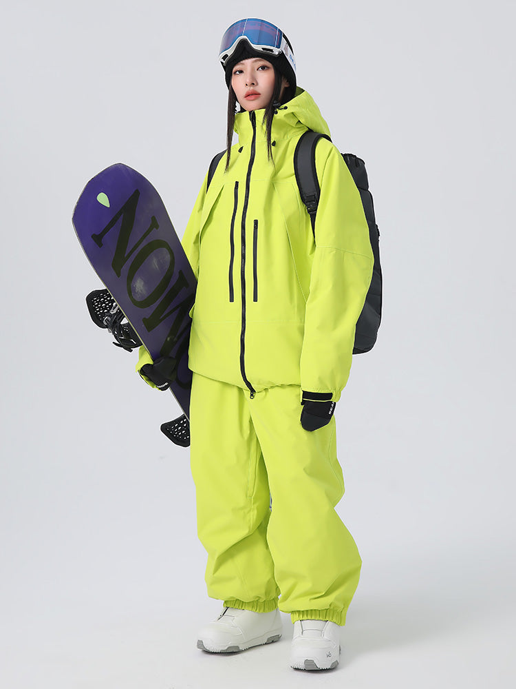 Searipe Unisex Strapazierfähiger Mountain Rider All-Terrain Baggy Schneeanzug für Damen und Herren