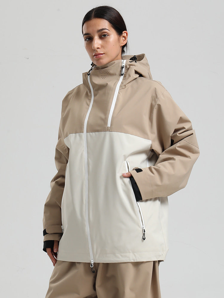 Gsou Snow HyperDrive All-Season Color Block Mountain Cargo Snow Jacket für Damen