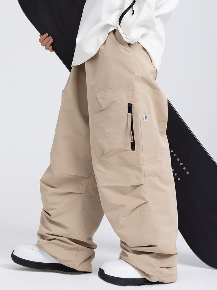 Prime Mountain Baggy-Skihose für Damen mit zwei seitlichen Cargotaschen