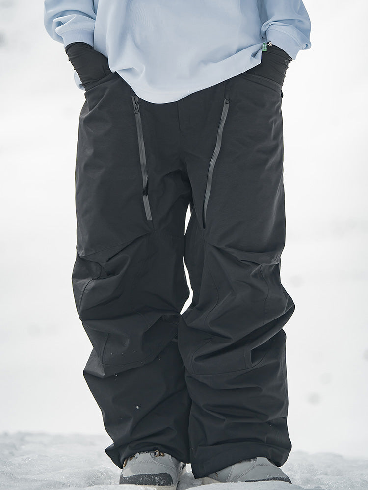 John Snow Herren-Skihose, geeignet für Backcountry-Einsätze, Baggy-Cargo-Schneehose