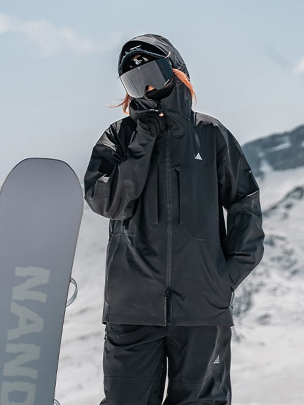 Nandn 3L Arctic Blitz wasserdichte Snowboardjacke für Herren