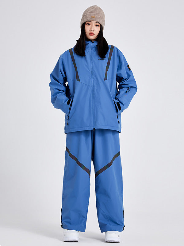 RAWRWAR Mountain Chill Baggy-Schneeanzüge für Damen