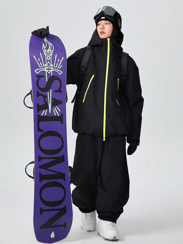Searipe Unisex Strapazierfähiger Mountain Pro Allwetter-Schneeanzug für Damen und Herren